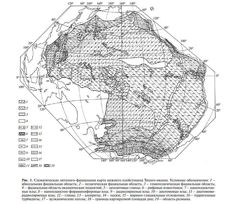 Литолого фациальная карта